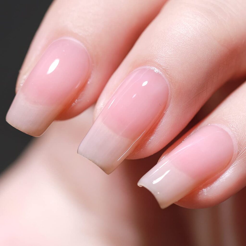 Transparent Polish On Nails