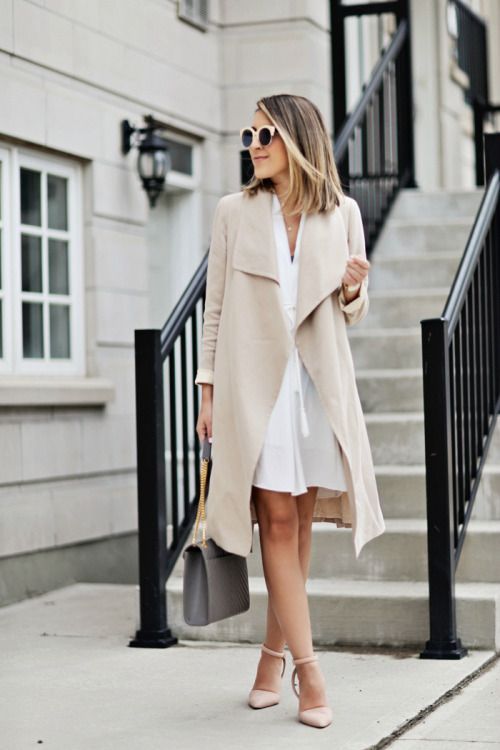 Trench coats and dress 